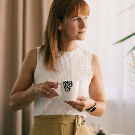 Tasse 360 ml Éléphant | Flow Solatelier Africa