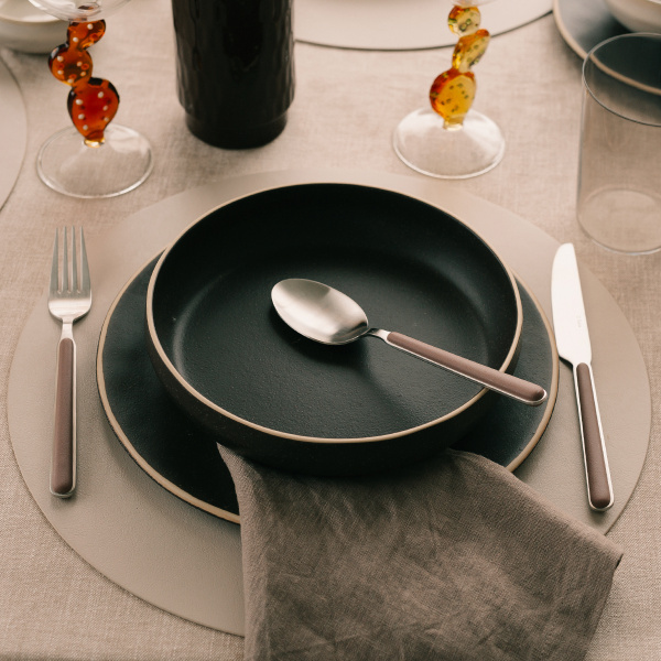 Set d'assiettes en céramique 18 pièces - Gaya Elements Terra North