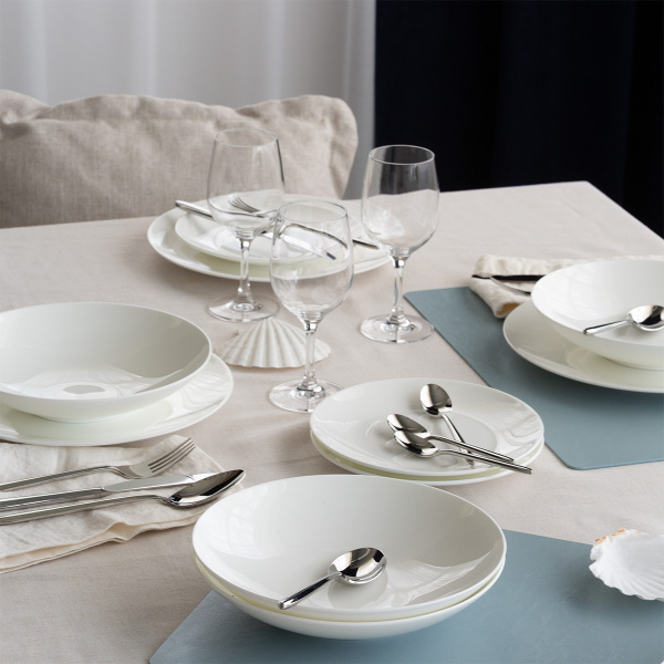 Service en porcelaine 12 pièces | Premium Platinum Line