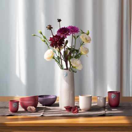 Vase 23 cm | Gaya Solatelier Rose Crystal