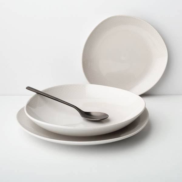 Assiettes creuses Coupe 25 cm 4 pcs | Elements North
