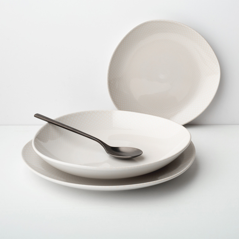 Assiettes creuses Coupe 25 cm 4 pcs | Elements North