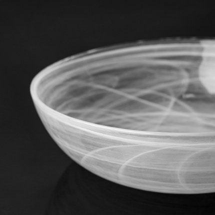 Bol blanc 18 cm - Elements Glass