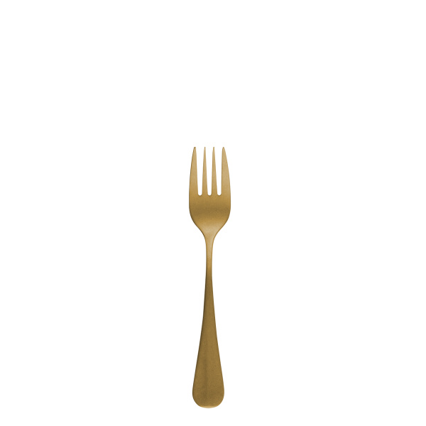 Fourchette à gâteau – Baguette Vintage PVD or Stone Wash