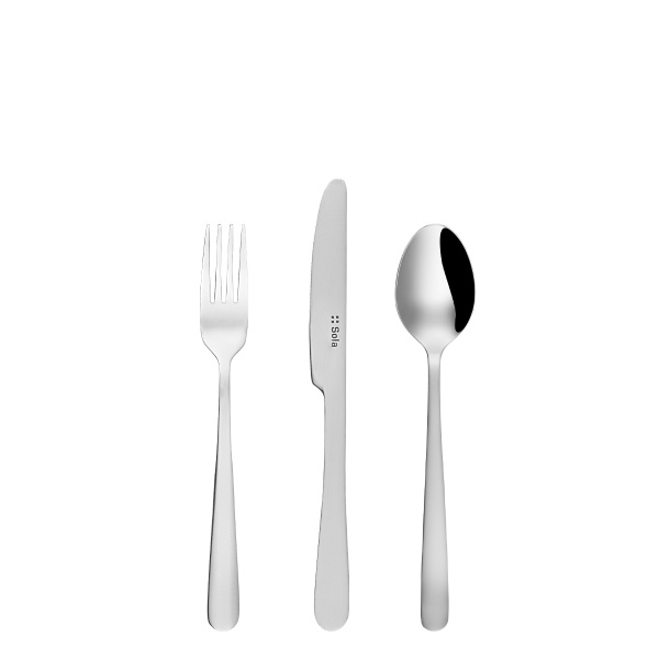 Set de couverts pour événement 3 pcs – Basic Alpha