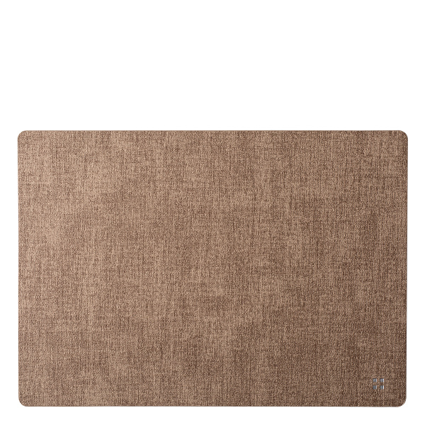 Set de table rectangulaire PVC Taupe 45 x 32 cm – Elements Ambiente