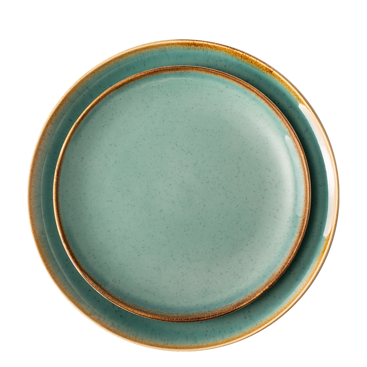 Assiette plate Sand turquoise 28 cm – Gaya