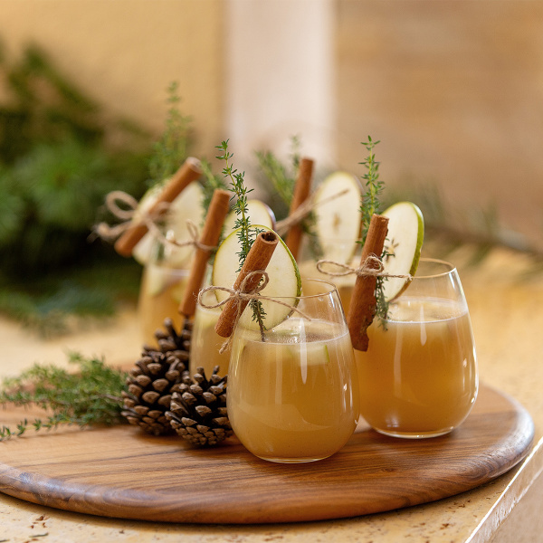 Planche à découper ronde Teak Ø 35,6 cm - GAYA Wooden