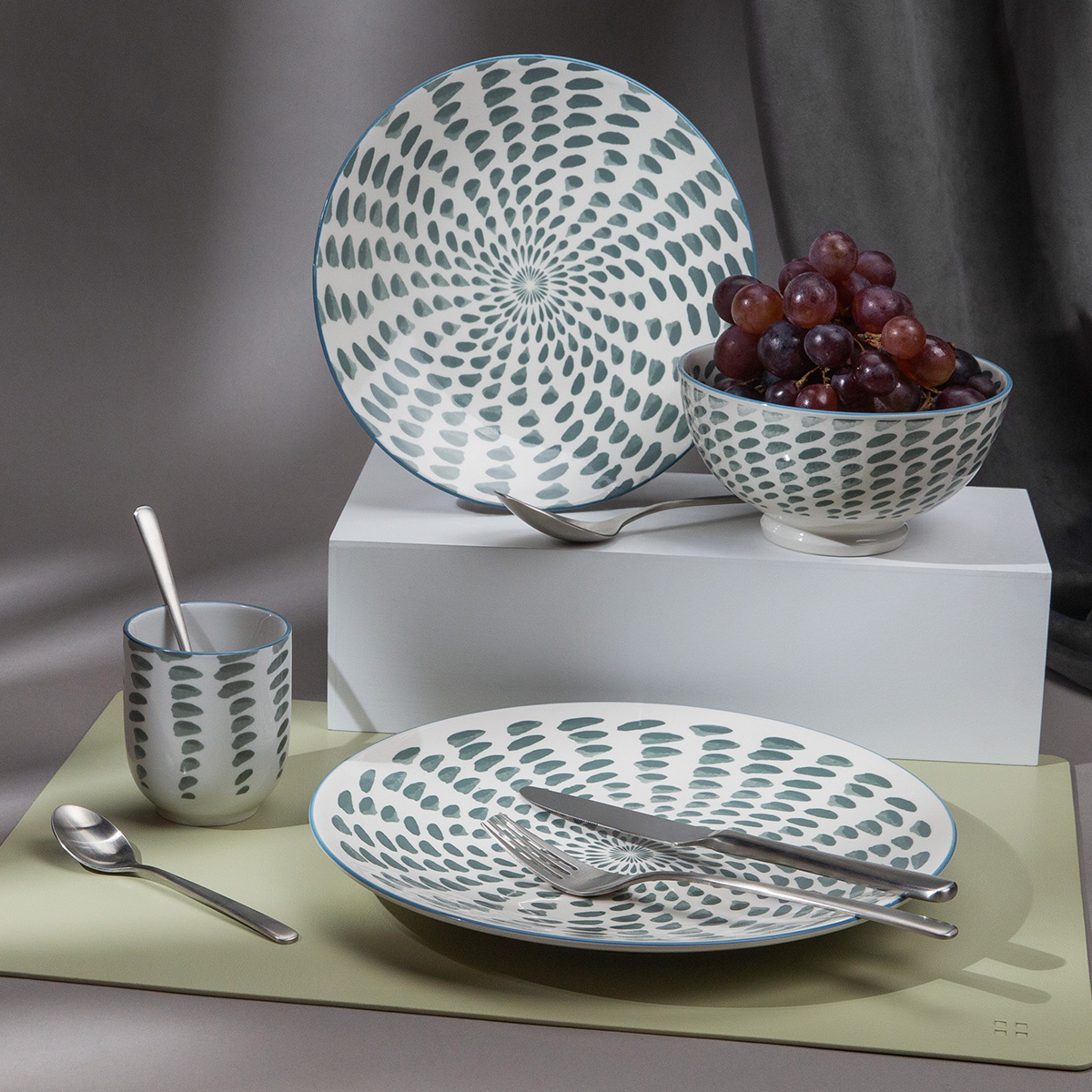 Assiette plate 15 cm – Elements Asia Water