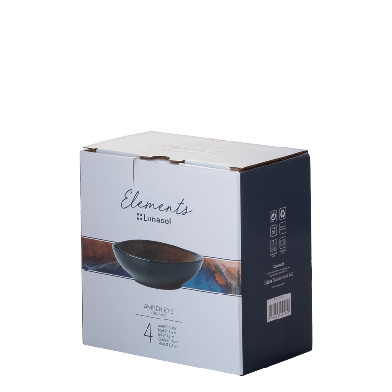 Set de 4 bols | Elements Amber Eye Organic