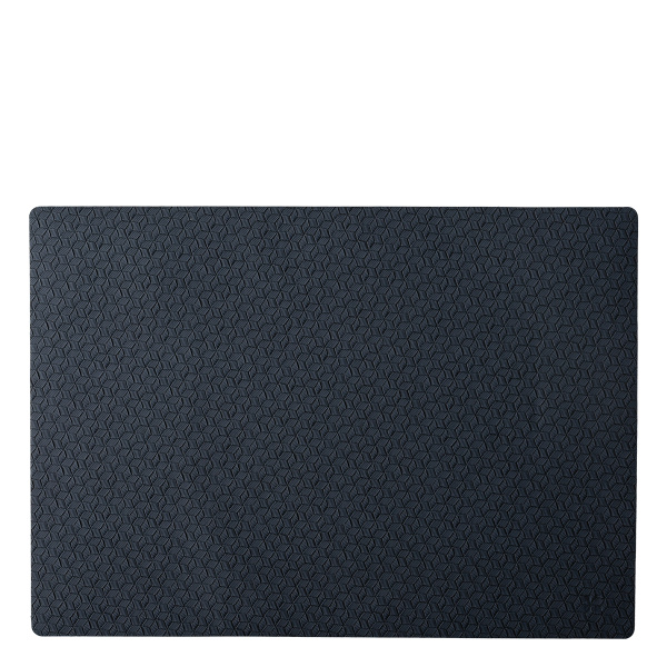 Set de table rectangulaire PVC bleu acier – Elements Ambiente Levante