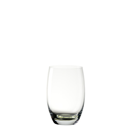 Verre Tumbler 460 ml avec fond vert | Optima Glas