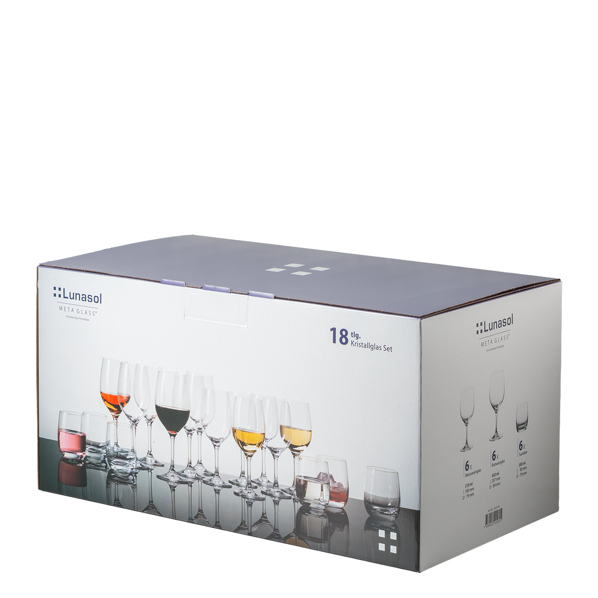 Set de démarrage de verres 18 pcs | Anno Premium Glas