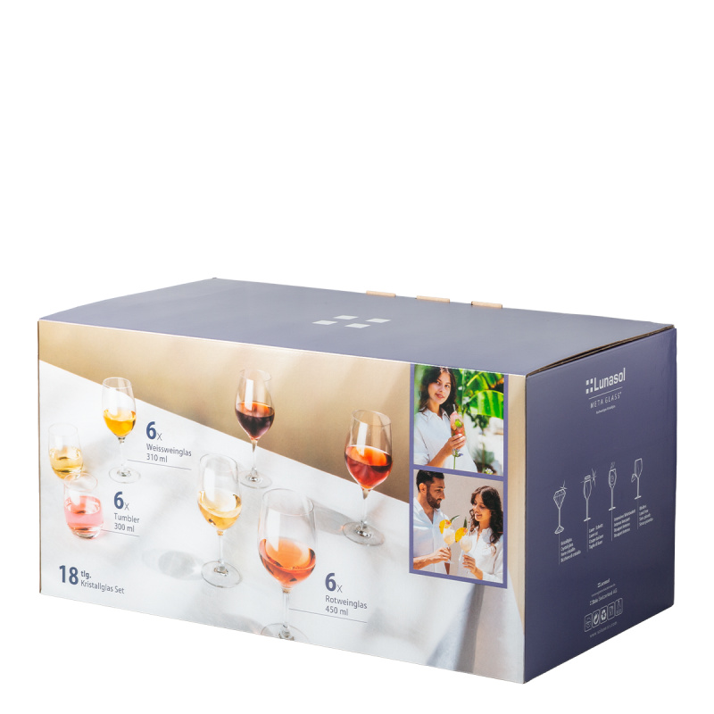 Set de démarrage de verres 18 pcs | Anno Premium Glas