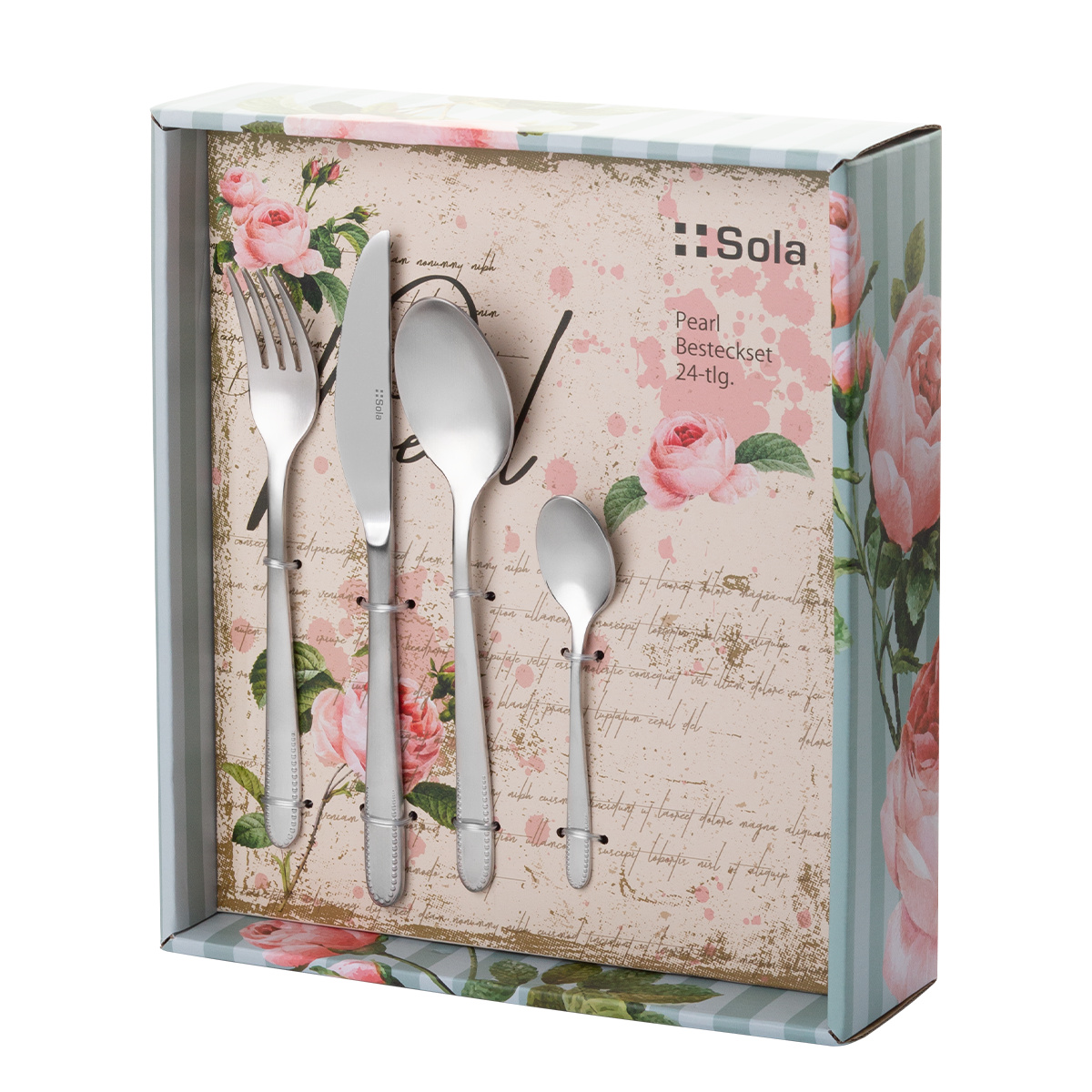 Ménagère 24 pièces Pearl mat | Sola
