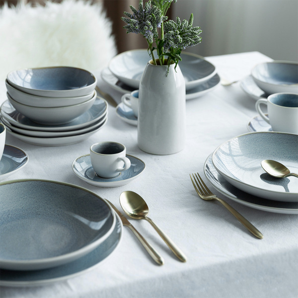 Assiette plate Coupe 27 cm Glacial Ice | Lunasol