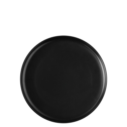 Assiette à dessert Coupe noire 20 cm – Flow
