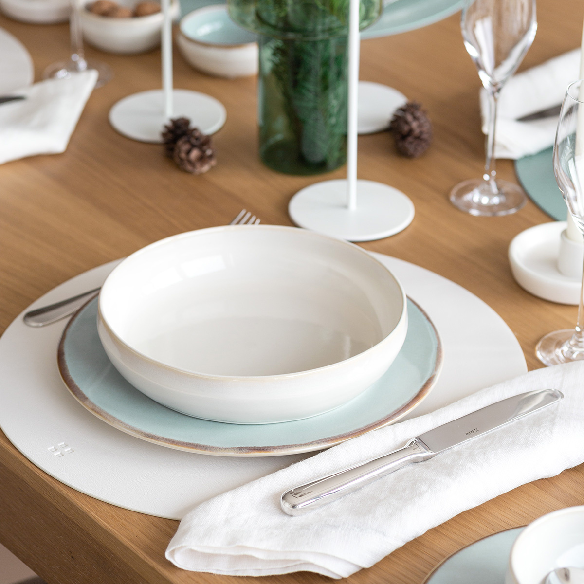 Assiette creuse U-Coupe 22 cm - Gaya Elements North Quest