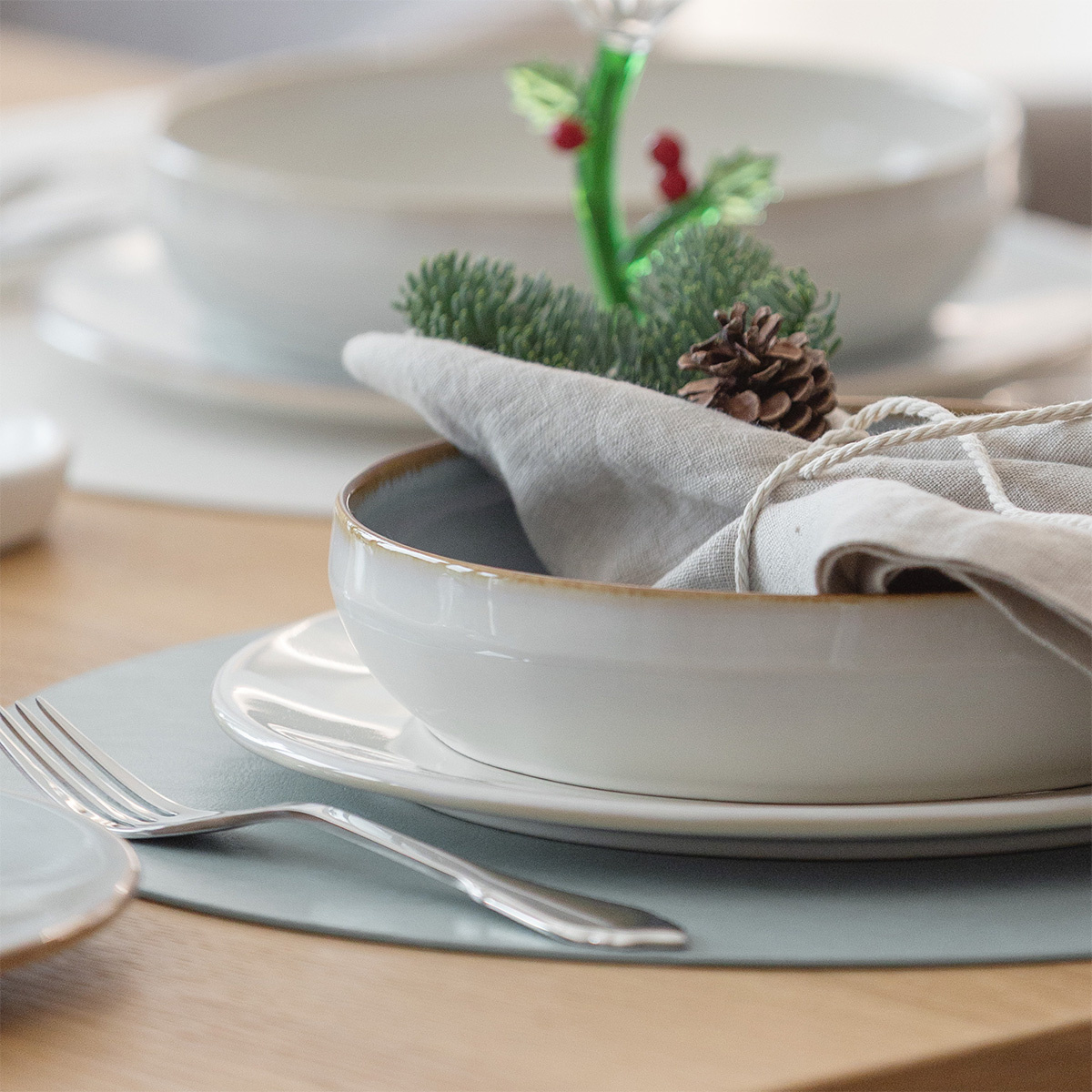 Assiette creuse U-Coupe 22 cm - Gaya Elements Day North