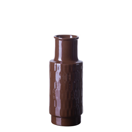 Vase 21 cm marron foncé | Milady Solatelier