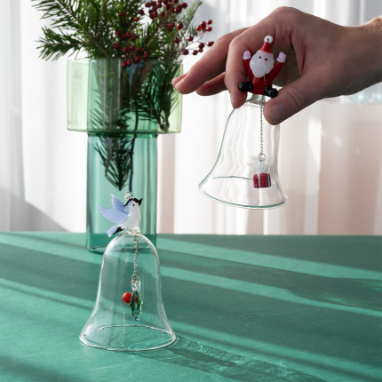 Cloche en verre Santa Claus | Ichendorf