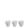 Set de 3 tasses à lait, thé ou cappuccino 320 ml – Basic Dots