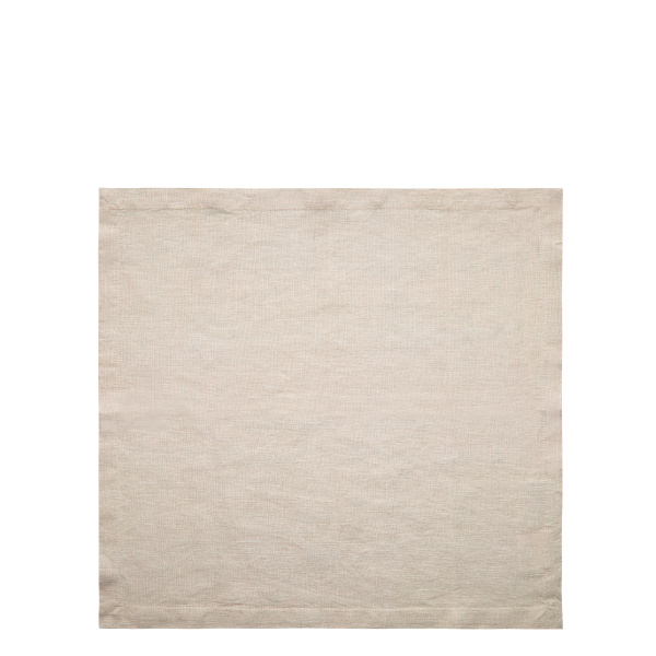 Serviettes en lin couleur craie 50 x 50 cm 2 pcs - Gaya Ambiente