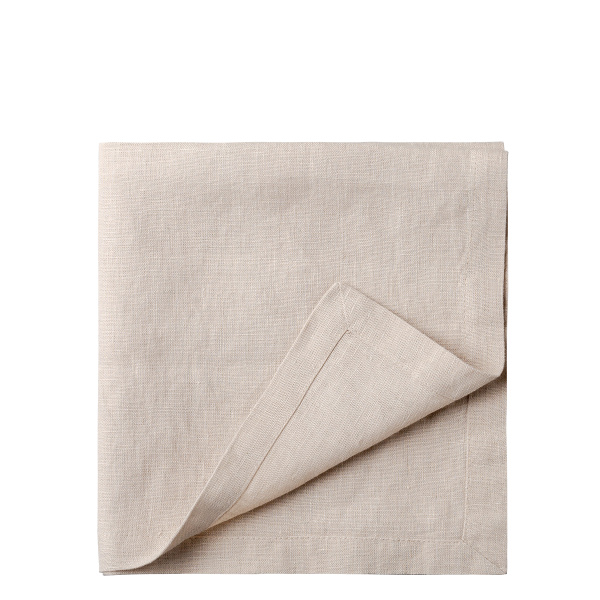 Serviettes en lin couleur craie 50 x 50 cm 2 pcs - Gaya Ambiente
