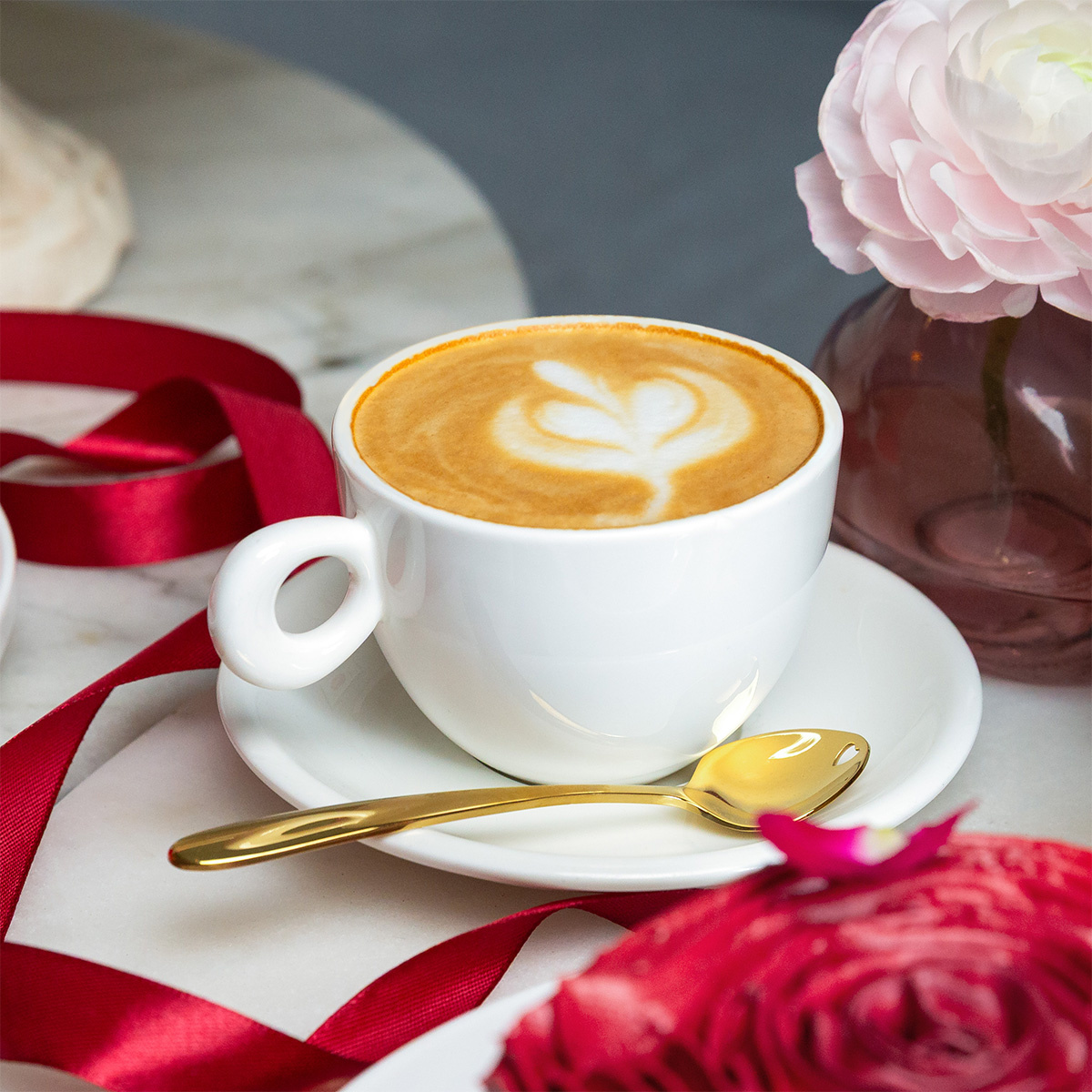 Coffret cadeau avec cœur 6 pièces doré | Love Cutlery