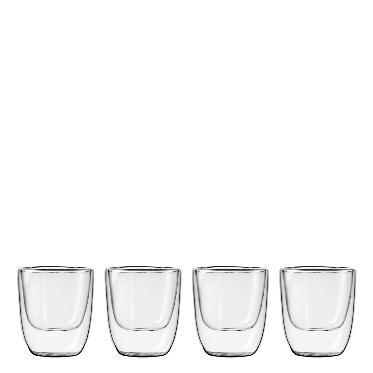 Verre BASIC Glas Double Wall 250 ml - set de 4 pièces