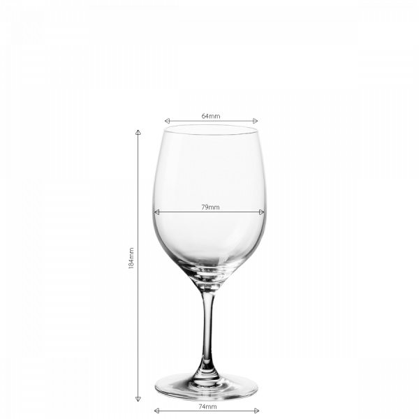 Verres à vin blanc 310 ml lot de 4 - Anno Glas Lunasol META Glass