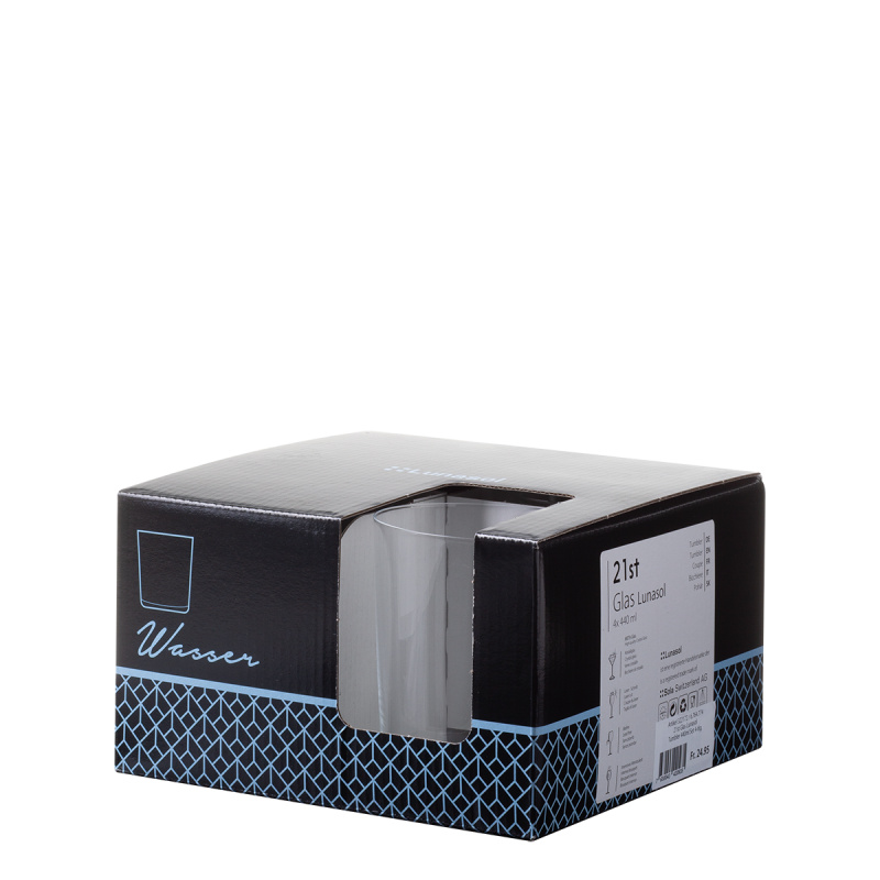 Verres Tumbler 440 ml 4 pcs - 21st Glas Lunasol