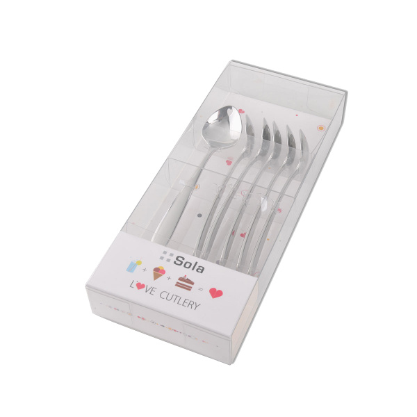 Cuillères à glace avec cœur set 6 pièces - Love Cutlery