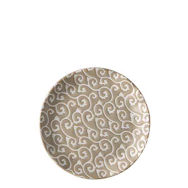 Assiette plate Wavy 20,5 cm | Levante Pearl