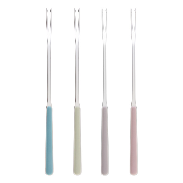 Fourchettes à fondue viande 4 pcs pastel | Gallery Sola