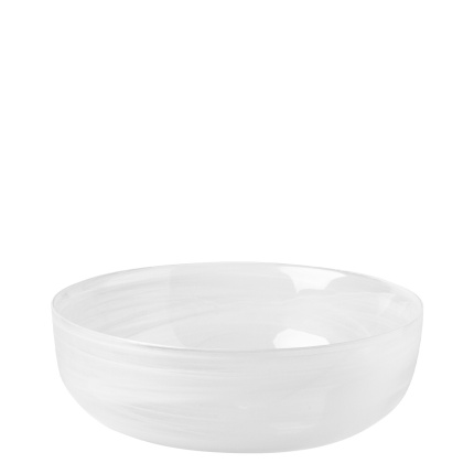 Bol blanc 21 cm - Elements Glass