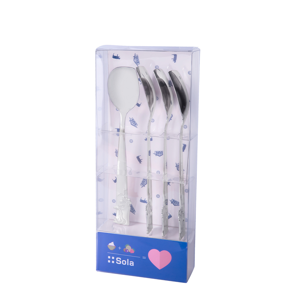 Cuillère à yaourt set 4 pcs - Swiss Cow