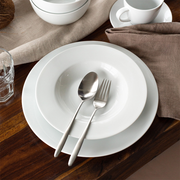 Assiette creuse set 4 pcs - BASIC