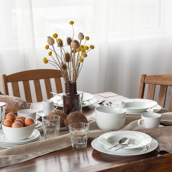 Assiette creuse set 4 pcs - BASIC