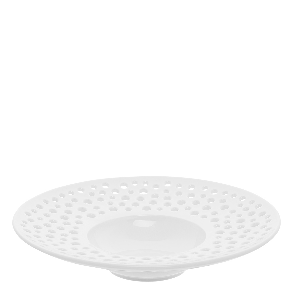 Assiette creuse perforée 23,5 cm - Flow