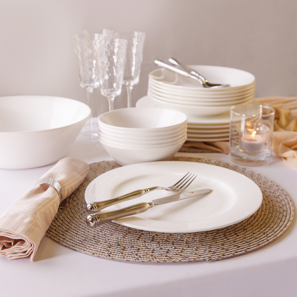 Service en porcelaine 19 pièces – Premium Platinum Line