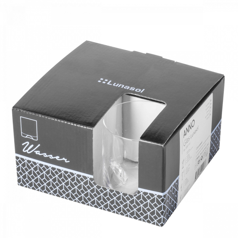 Verres Tumbler 300 ml set de 4 - Anno Glas Lunasol META Glass
