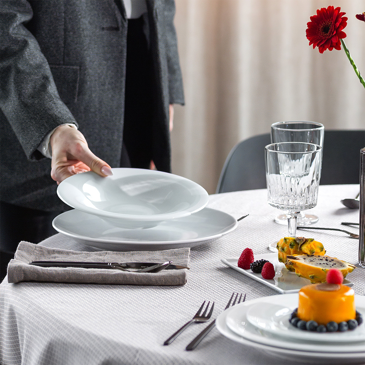 Assiette creuse 23 cm - Hotel Inn Chic