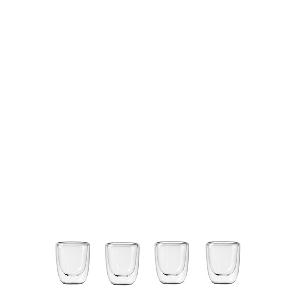 Verre BASIC Glas Double Wall 70 ml - lot de 4