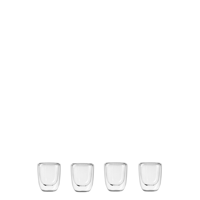 Verre BASIC Glas Double Wall 70 ml - lot de 4