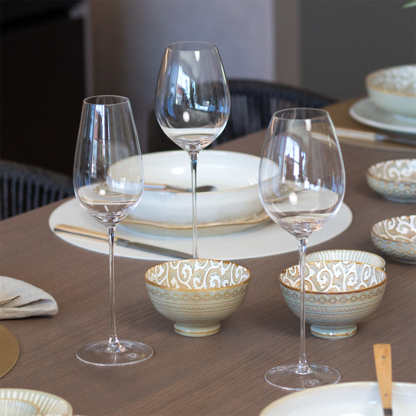 Verres à vin blanc 280 ml lot de 2 - FLOW Glas Platinum Line