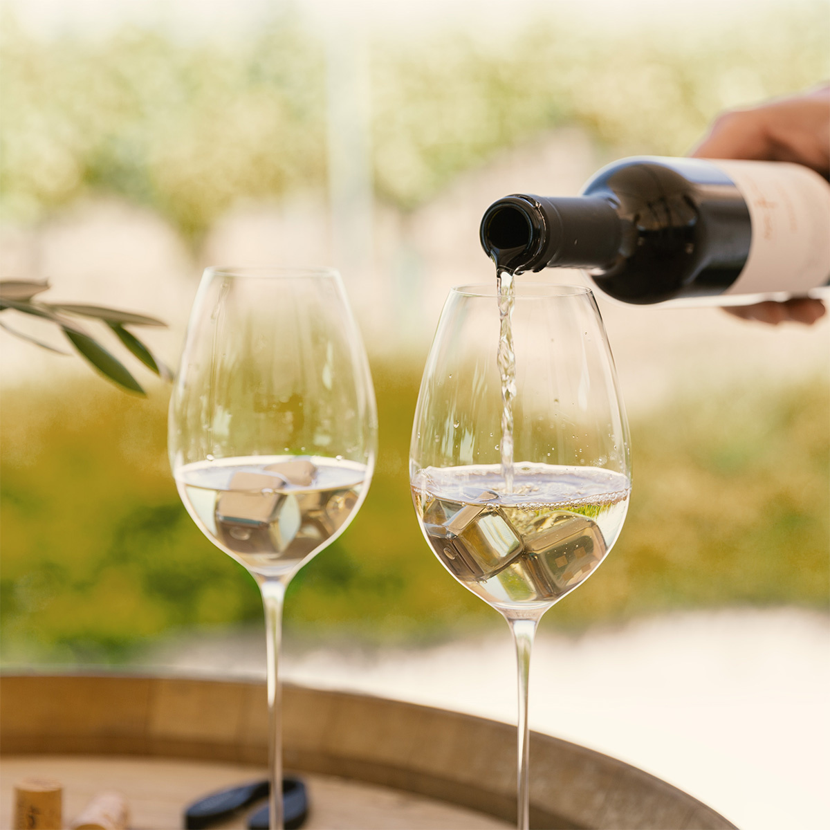 Verres à vin blanc 280 ml lot de 2 - FLOW Glas Platinum Line