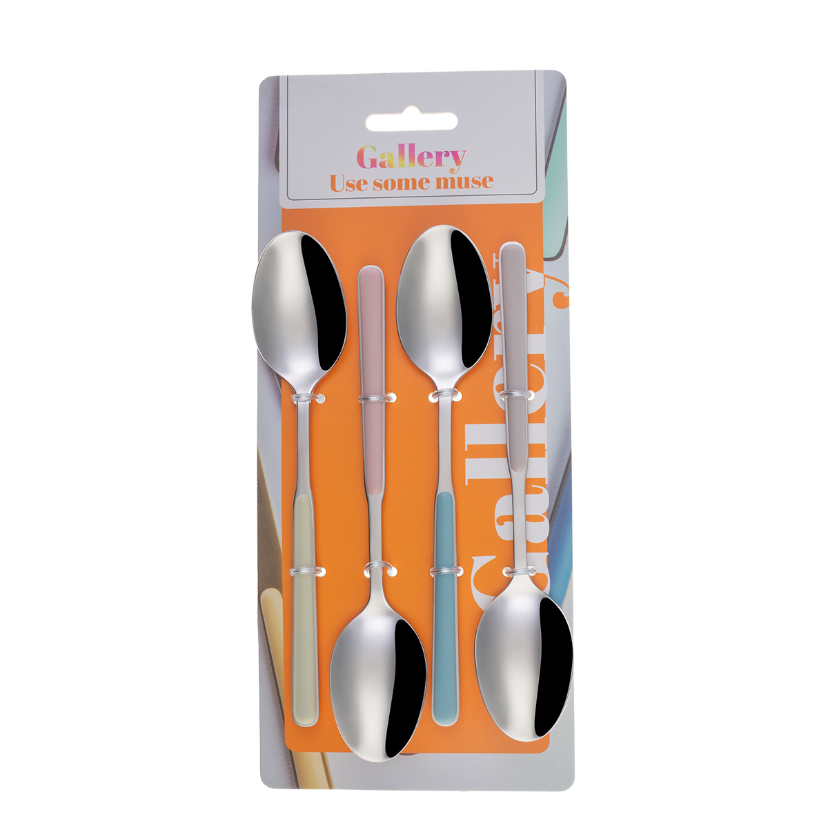 Cuillères à müsli/cuillère à dessert set de 4 - Gallery Pastel mix