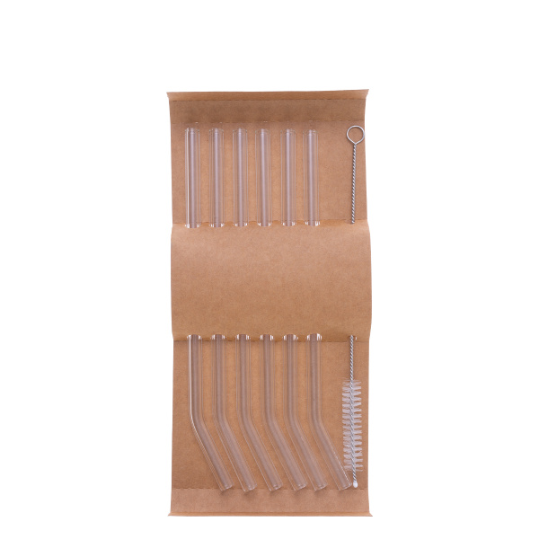 Paille courbée lot de 6