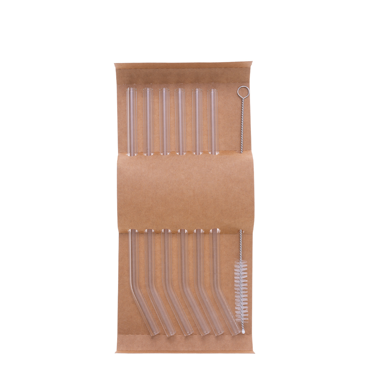 Paille courbée lot de 6